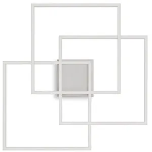 Ideal Lux - frame pl carré, Plafonnier pas cher