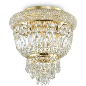 Ideal Lux Dubai - Lustre À 3 Ampoules Au Fini Laiton, E14 pas cher