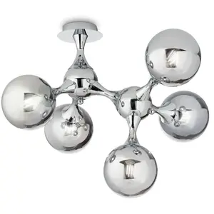 Nodes PL5, Plafonnier Ideal Lux pas cher