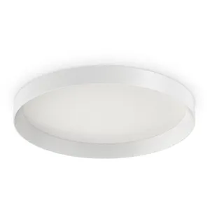 IDEAL LUX Décoratif Rond Simple Flush Blanc, 4000k