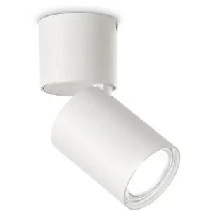 Ideal lux, Applique + plafonnier, TOBY GU10 plafonnier  60mm dimmable blanc blanc chaud 271538 (640 lm, GU10) pas cher