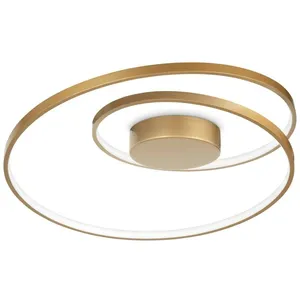 IDEAL LUX Tourbillon Décoratif À Del Intégré Del Semi-Affleurante Or, 3000k