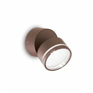 IDEAL LUX Spot Omega 1 ampoule Verre,métal Café - Marron pas cher