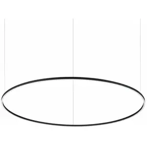 Oracle Ring Plafonnier Led Intégré Noir 150cm 3000K - Ideal Lux pas cher