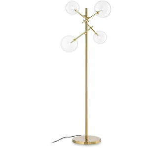 Ideal Lux Equinoxe Lampadaire À 4 Bras Multiples En Laiton pas cher