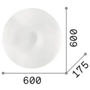 Ideal Lux Glory - Grand Plafonnier D'intérieur À 5 Ampoules, Blanc, E27 pas cher