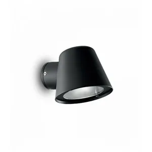 IDEAL LUX Applique murale Noire gas 1 ampoule - Noir pas cher
