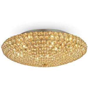 Ideal Lux King - Plafonnier D'intérieur À 9 Ampoules, Or, G9 pas cher
