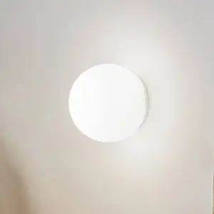IDEAL LUX Applique murale Blanche mapa bianco 1 ampoule Diamètre 20 Cm - Blanc pas cher
