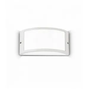 IDEAL LUX Applique murale Blanche REX-1 1 ampoule - Blanc pas cher