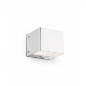 Applique murale - IDEAL LUX - FLASH - Blanc - Métal - 1 ampoule G9 40W pas cher