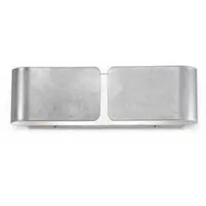 Ideal Lux Clip - Petite Applique Murale D'intérieur À 2 Ampoules, Argent, G9