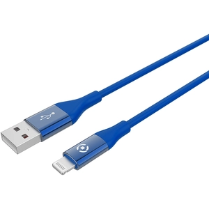 Celly-USB Lightning Couleur Bleue pas cher