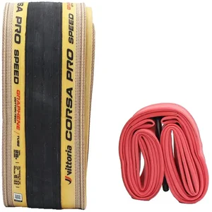 Vittoria Pneu De Route Corsa Pro Speed G2.0 700c X 26 + Latex Tube pas cher