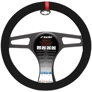 Simoni Racing Stuurwielhoes Carrera Look Zwart/Rood pas cher