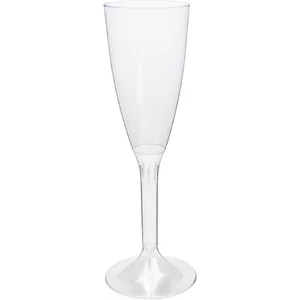 Goldplast Champagneglas op losse voet 120ml herbruikbaar (20 stuks) USE & REUSE pas cher