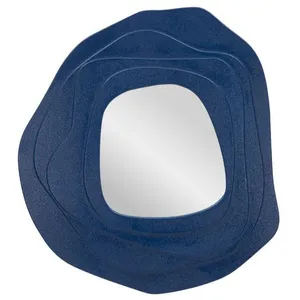 Miroir mural bleu cm 90x4x97 pas cher