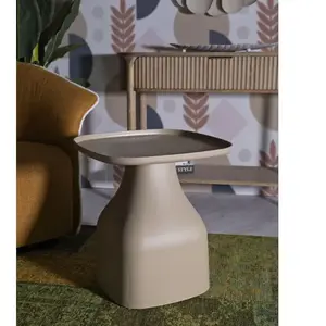 Petite Table En Plastique Gris Tourterelle 48x48x50 CmVendu parrakuten
