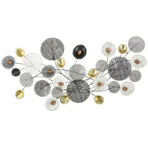 Panneau décoratif 3D en métal multicolore 135x75x69 cm pas cher