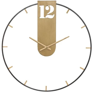 Horloge en métal Goldy 60 x 4.5 cm pas cher