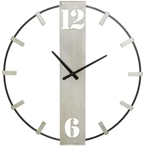 Wandklok Silvery 61×4,5×63 cm pas cher