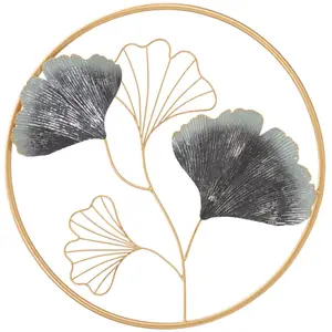 MAUROFERRETTI Wall Iron Panel Flower Simple Cm Ø 45,5x3,5 pas cher