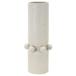 Vase moderne en céramique avec finition mate Bubbles pas cher