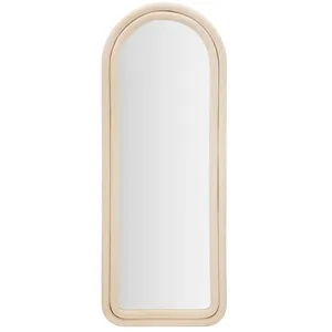 MAUROFERRETTI Miroir mural ou sur pied en arc en velours 60x160cm Cloe pas cher