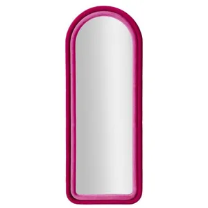 Miroir en MDF Cloé 60 x 4 x 160 cm fuschia pas cher