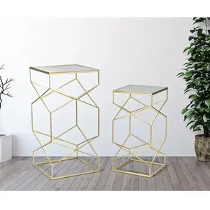 MAURO FERRETTI Paire de support de téléphone en verre cm 50X50X100-40X40X80 pas cher