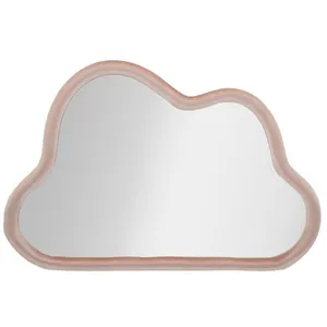 Miroir mural en forme de nuage avec cadre en velours 90x60 cm Cloud pas cher