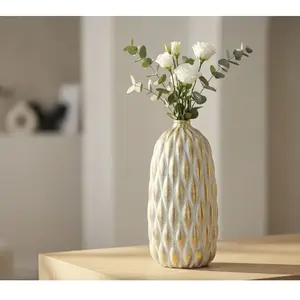 Vase Mauro Ferretti Pepitas - Gris - 185x375 cm pas cher
