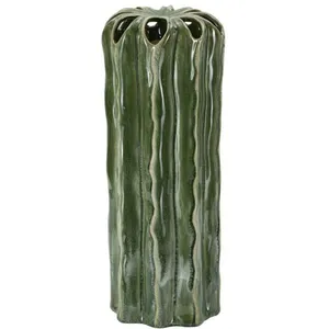 Vase Mauro Ferretti Cactus Tall - Vert - 12x315 cm pas cher