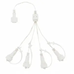 LOTTI Multi connecteurs 4 sorties IP44 pour guirlandes et décorations de la ... pas cher