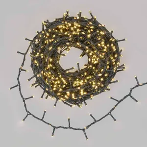 Guirlande Mini BOA - LOTTI - 30m - 1660 LED blanc chaud - Câble vert - Effet défilant pas cher