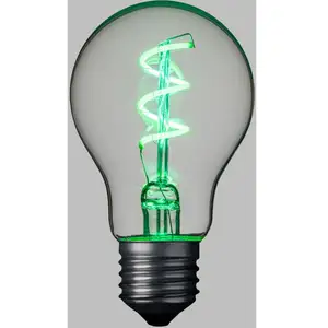 Lotti - Lampe E27 36V goutte spirale 60mm verte pas cher