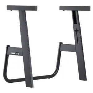 Quik-Lok Quik Lok M/91 The Monolith Support de clavier simple Noir pas cher