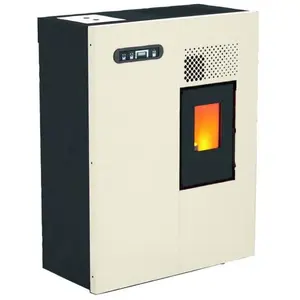 Poêle à pellets 5,3 - 4 kW POINT D'INCENDIE CAMILLA ROSSO - Ivoire - T... pas cher