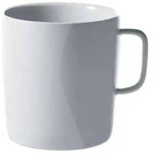 Comparateur de prix : A DI ALESSI AJM28/89 PLATEBOWLCUP MUG EN PORCELAINE BLANCHE SET DE 4 P...