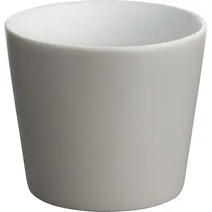 Alessi Dc03/41 Lg Tonale Verre en Céramique Stoneware, Light Grey, Set de 4 Pièces
