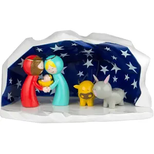 Alessi Kerststal Happy Eternity Baby - AGJ01 W - door Massimo Giacon & Marcello Jori pas cher