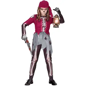 Enge Zombie Piraat Priscilla - Meisje