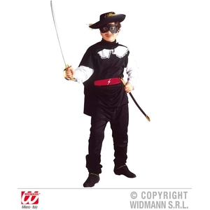 Widmann Wdm38387 - Costume pour Enfant - Bandit masqué 140 cm- 8-10 Ans - Noir - Taille XSVendu parbol