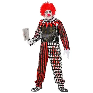 Widmann - Monster & Griezel Kostuum - Moordende Horrorclown - Man - Ro...