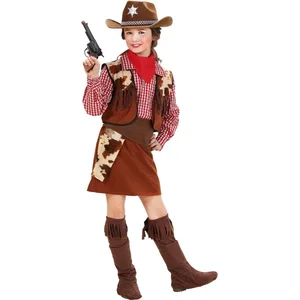 W WIDMANN MILANO Party Fashion Cowboy kostuum meisje deluxe - Maatkeuze: Maat 140Vendu parbol