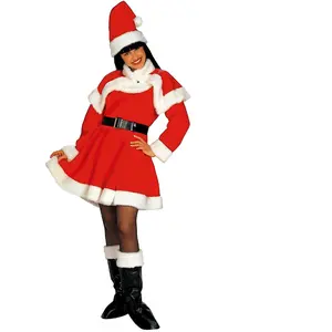 Vegaoo Luxe Kerstvrouw vekleedpak voor dames  - Verkleedkleding - LargeVendu parbol