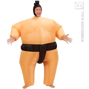 Costume Sumo gonflable - WIDMANN - Costume Sumo gonflable - Beige - Ad...Vendu parcdiscount