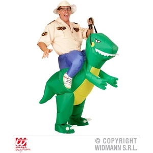 WIDMANN 75505 Costume GONF ADULTO ESPLORATORE SU DINOSAURO
