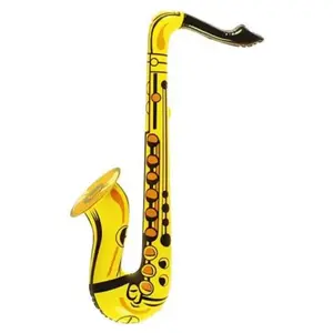 Aptafetes Saxophone gonflable jaune pas cher