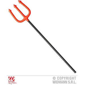 Widmann - Drietand Duivel 58 Centimeter - Rood - Halloween - VerkleedkledingVendu parbol